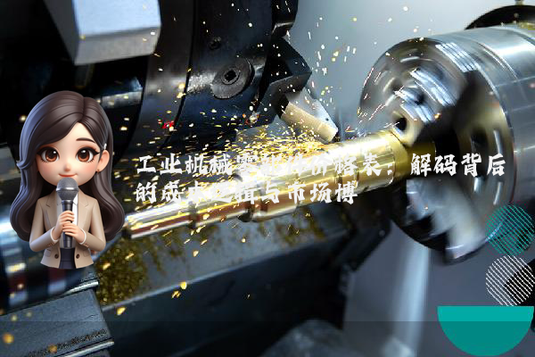 工业机械零部件价格表：解码背后的成本逻辑与市场博弈